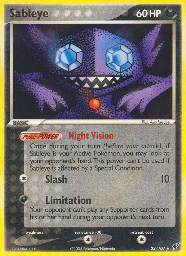 Sableye (23/107) [EX: Deoxys] | Mindsight Gaming