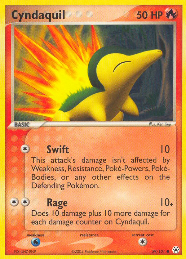 Cyndaquil (59/101) [EX: Hidden Legends] | Mindsight Gaming