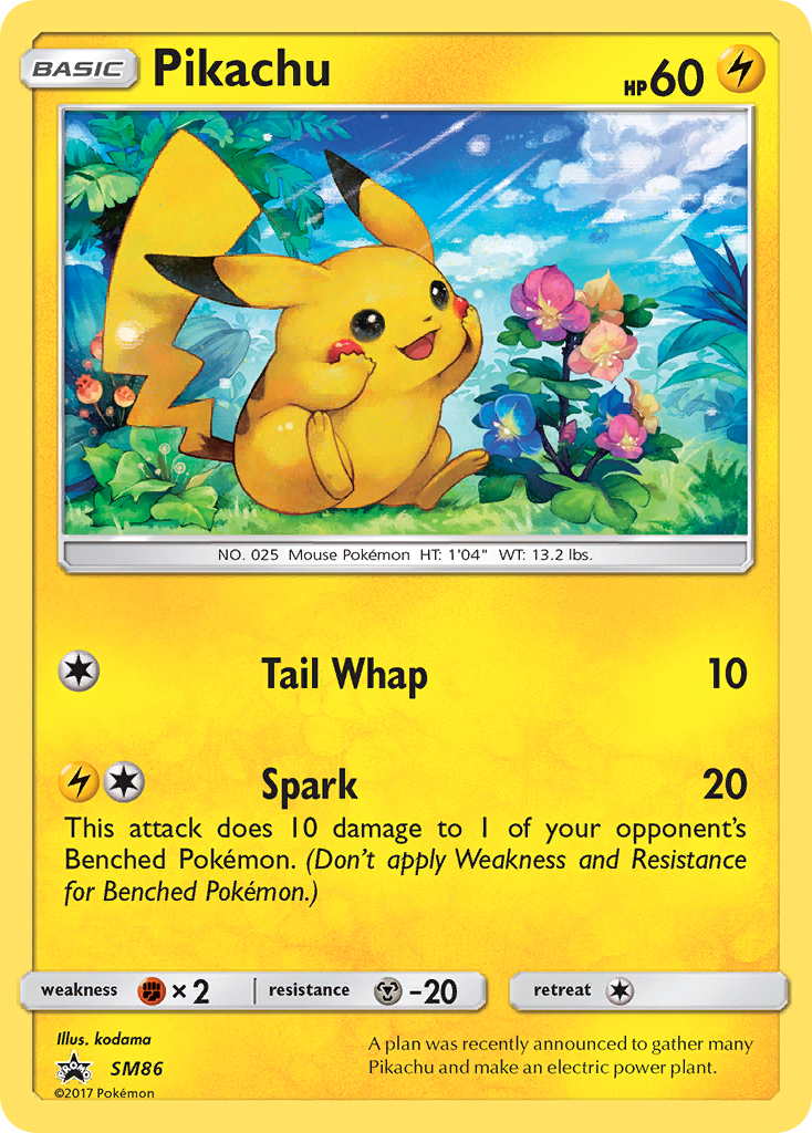 Pikachu (SM86) [Sun & Moon: Black Star Promos] | Mindsight Gaming