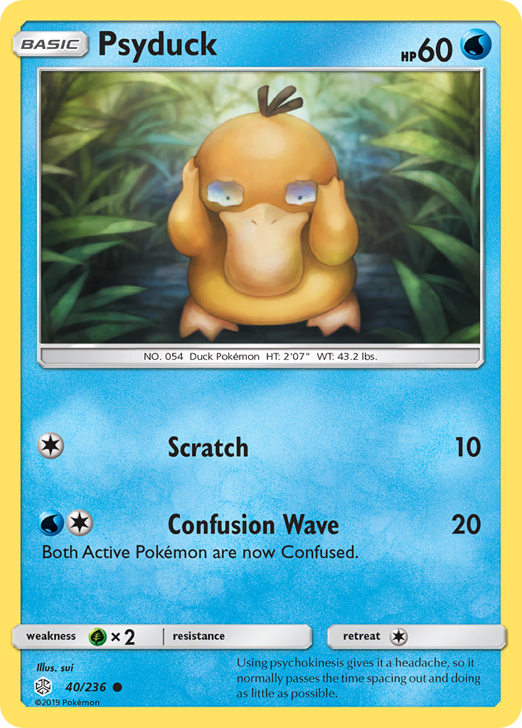 Psyduck (40/236) [Sun & Moon: Cosmic Eclipse] | Mindsight Gaming