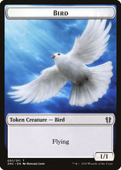 Bird // Kor Ally Double-sided Token [Zendikar Rising Commander Tokens] | Mindsight Gaming