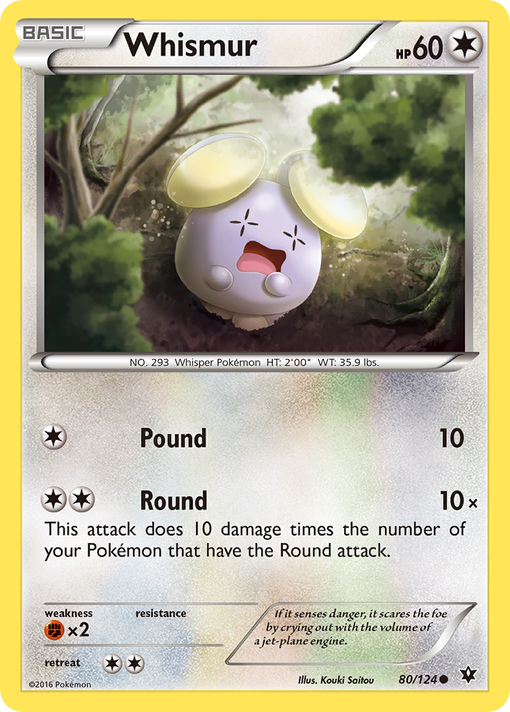 Whismur (80/124) [XY: Fates Collide] | Mindsight Gaming