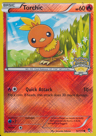 Torchic (12/111) (City Championship Promo) [XY: Furious Fists] | Mindsight Gaming