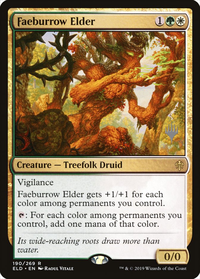 Faeburrow Elder (Promo Pack) [Throne of Eldraine Promos] | Mindsight Gaming