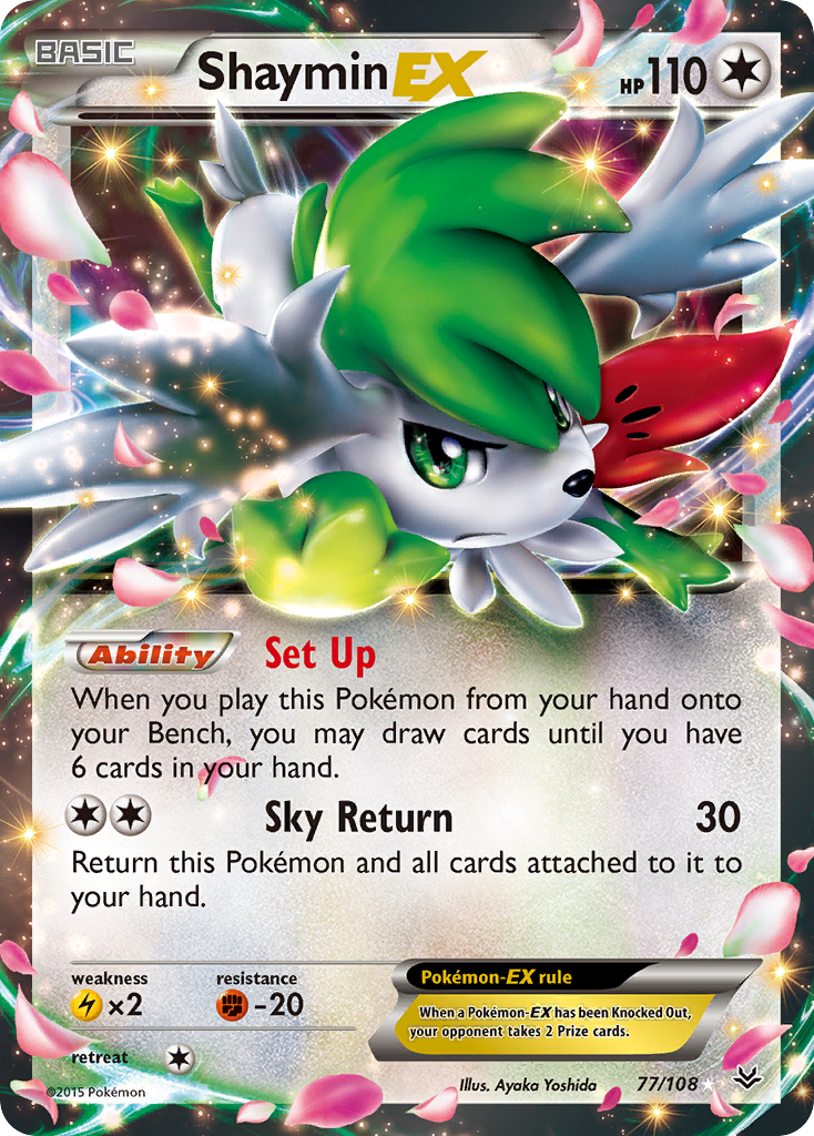 Shaymin EX (77/108) [XY: Roaring Skies] | Mindsight Gaming