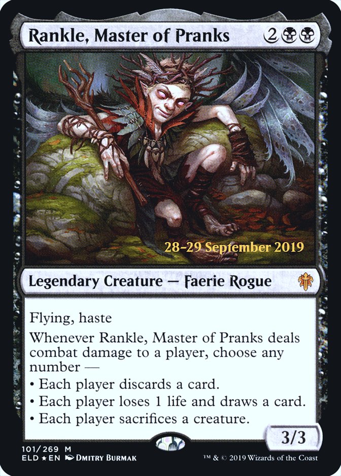 Rankle, Master of Pranks  [Throne of Eldraine Prerelease Promos] | Mindsight Gaming