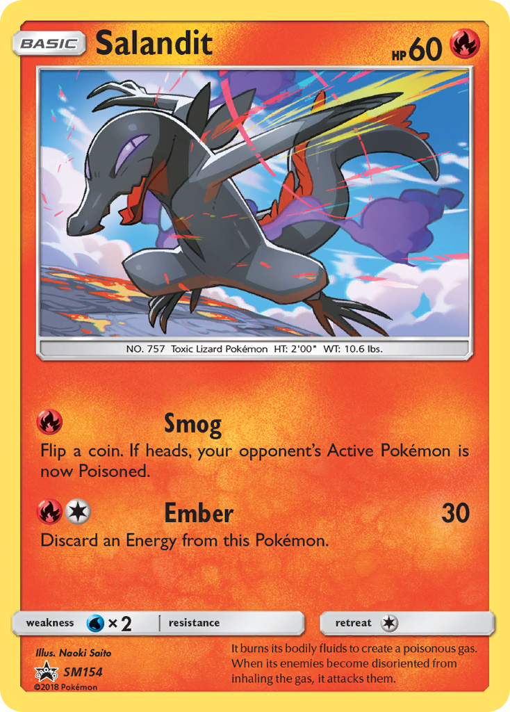 Salandit (SM154) [Sun & Moon: Black Star Promos] | Mindsight Gaming