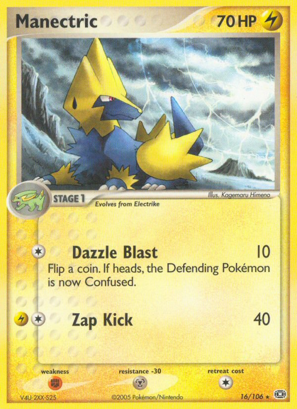 Manectric (16/106) [EX: Emerald] | Mindsight Gaming