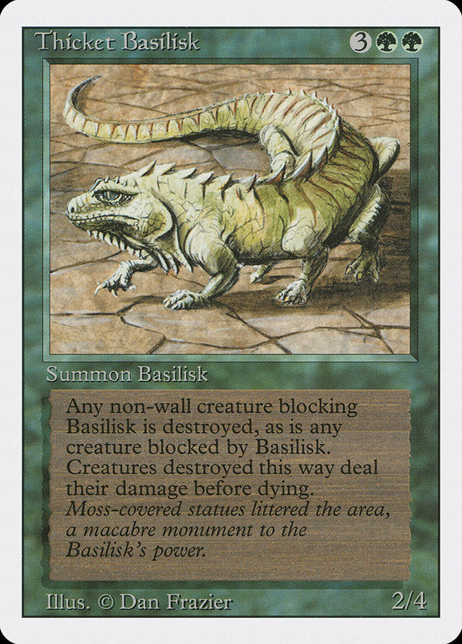 Thicket Basilisk [Revised Edition] | Mindsight Gaming