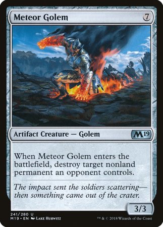 Meteor Golem [Core Set 2019] | Mindsight Gaming