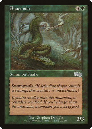 Anaconda [Urza's Saga] | Mindsight Gaming