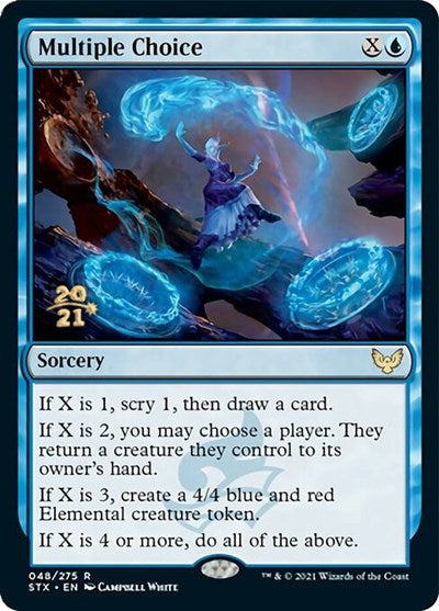 Multiple Choice [Strixhaven: School of Mages Prerelease Promos] | Mindsight Gaming