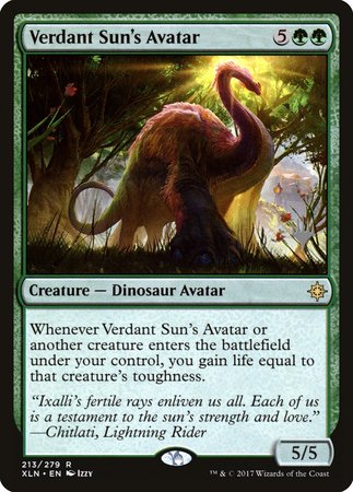 Verdant Sun's Avatar [Ixalan Promos] | Mindsight Gaming