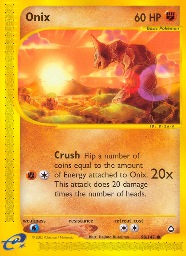 Onix (98/147) [Aquapolis] | Mindsight Gaming