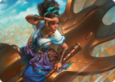 Talas Lookout Art Card [Dominaria United Art Series] | Mindsight Gaming