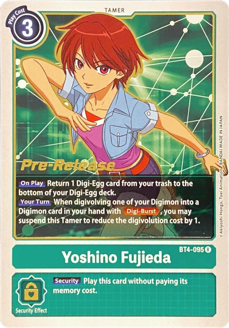 Yoshino Fujieda [BT4-095] [Great Legend Pre-Release Promos] | Mindsight Gaming