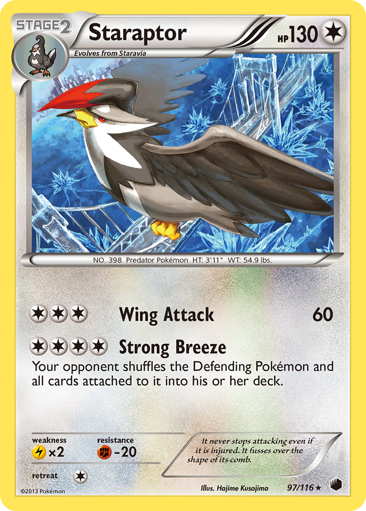 Staraptor (97/116) [Black & White: Plasma Freeze] | Mindsight Gaming