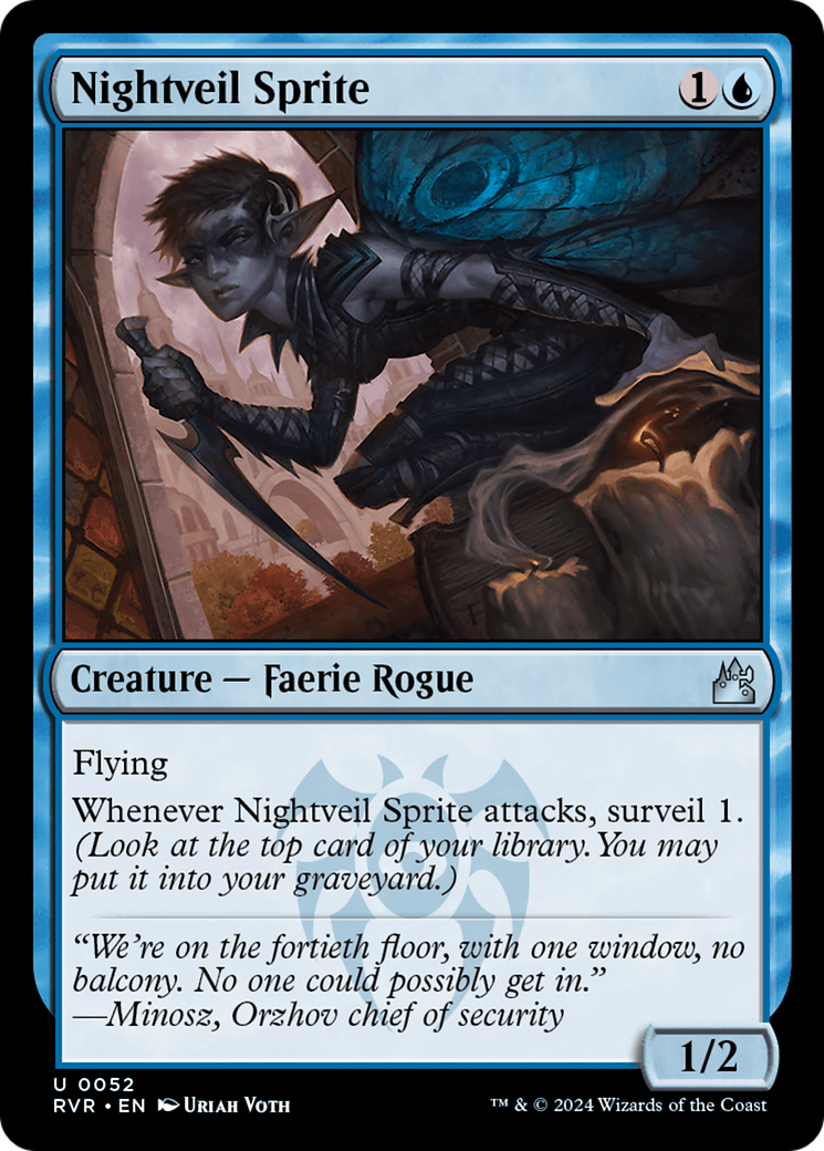 Nightveil Sprite [Ravnica Remastered] | Mindsight Gaming