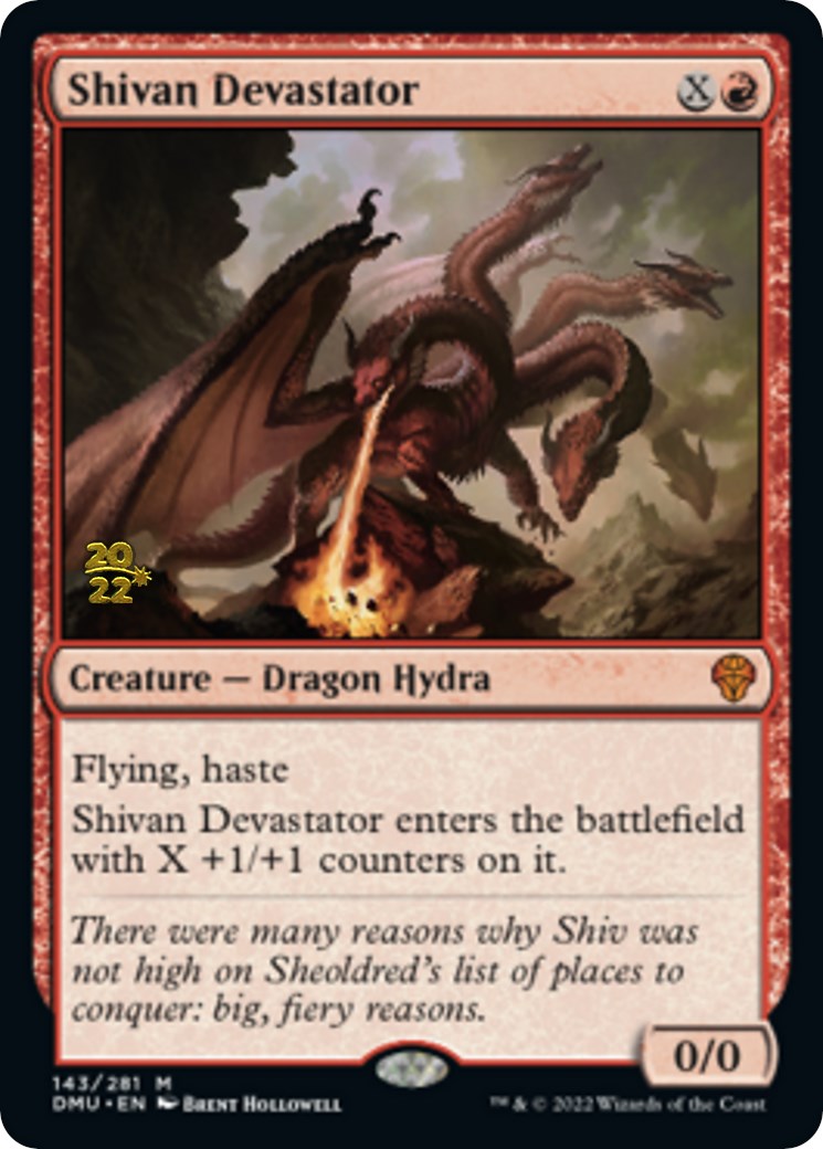 Shivan Devastator [Dominaria United Prerelease Promos] | Mindsight Gaming