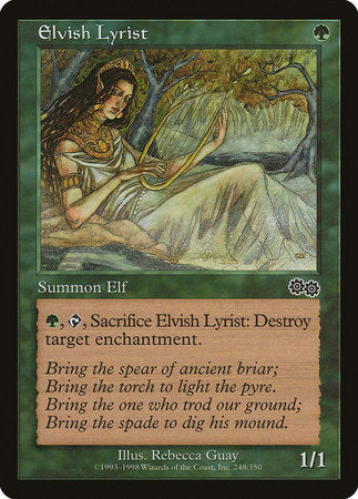 Elvish Lyrist [Urza's Saga] | Mindsight Gaming