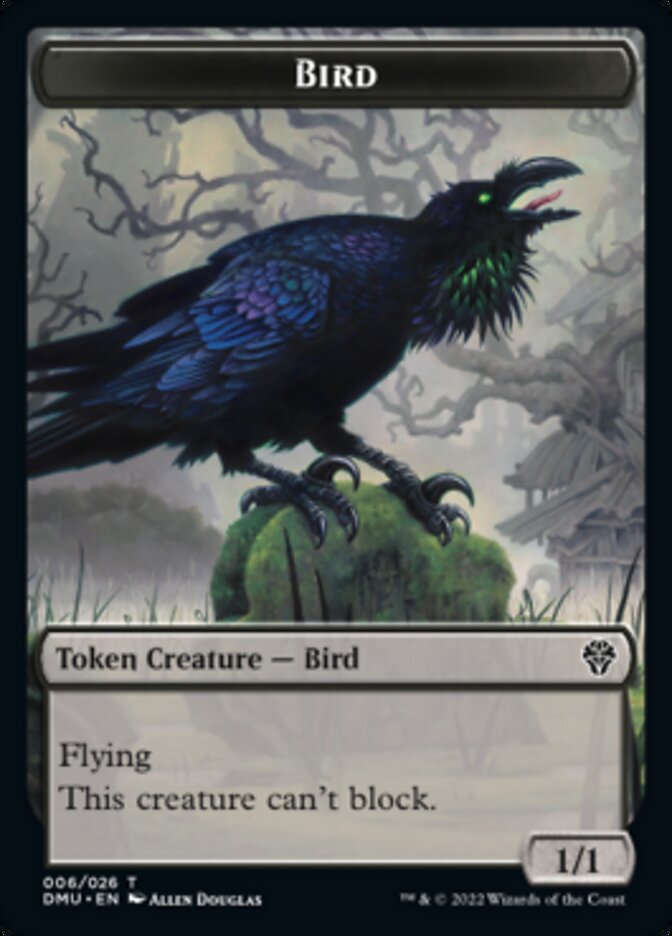 Bird Token (006) [Dominaria United Tokens] | Mindsight Gaming