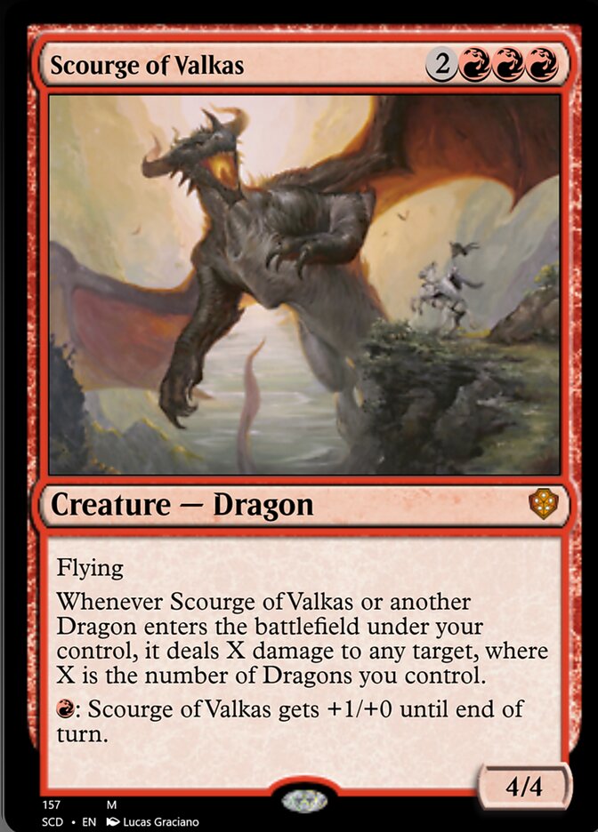 Scourge of Valkas [Starter Commander Decks] | Mindsight Gaming