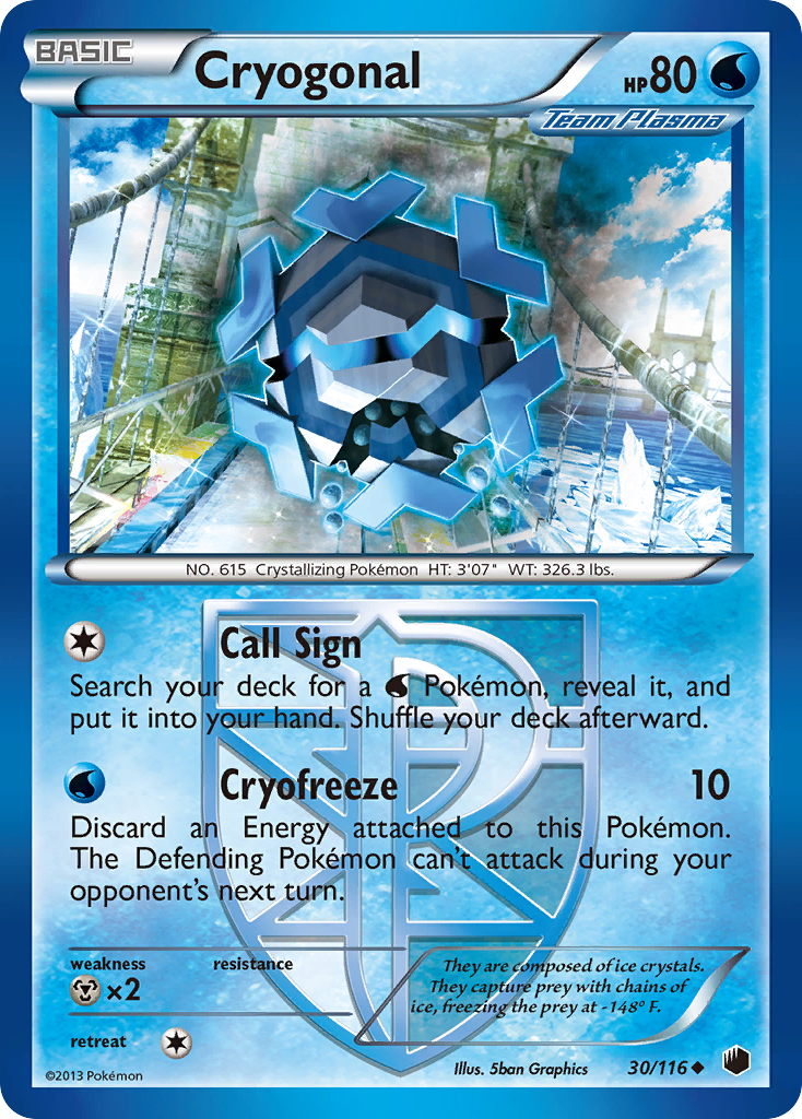 Cryogonal (30/116) [Black & White: Plasma Freeze] | Mindsight Gaming