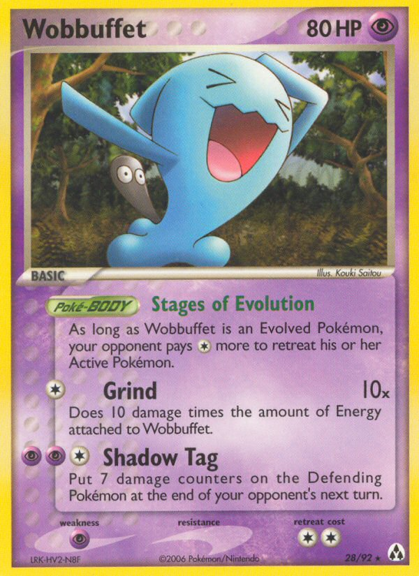 Wobbuffet (28/92) [EX: Legend Maker] | Mindsight Gaming