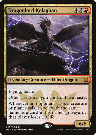 Dragonlord Kolaghan [Dragons of Tarkir] | Mindsight Gaming