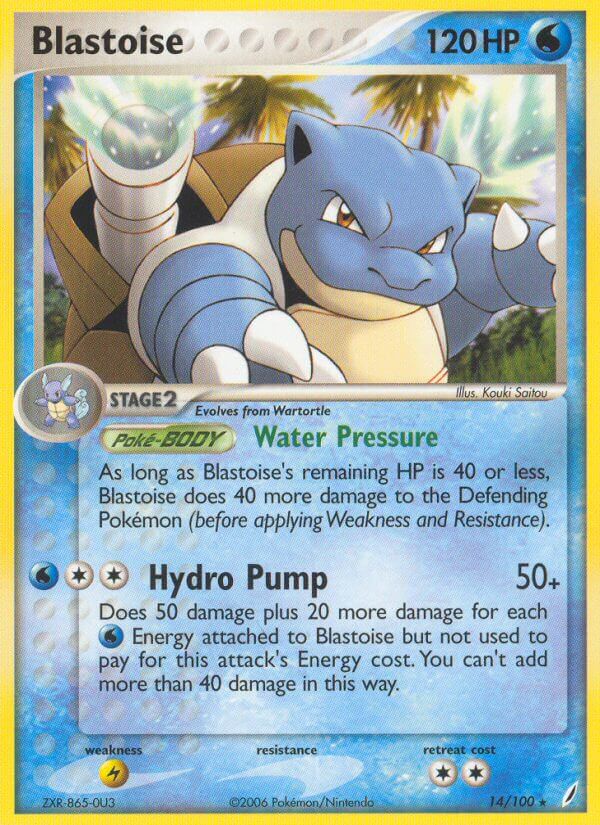 Blastoise (14/100) (Theme Deck Exclusive) [EX: Crystal Guardians] | Mindsight Gaming