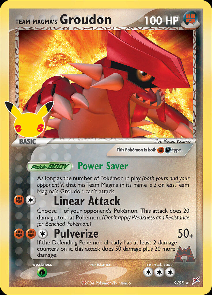 Team Magma's Groudon (9/95) [Celebrations: 25th Anniversary - Classic Collection] | Mindsight Gaming