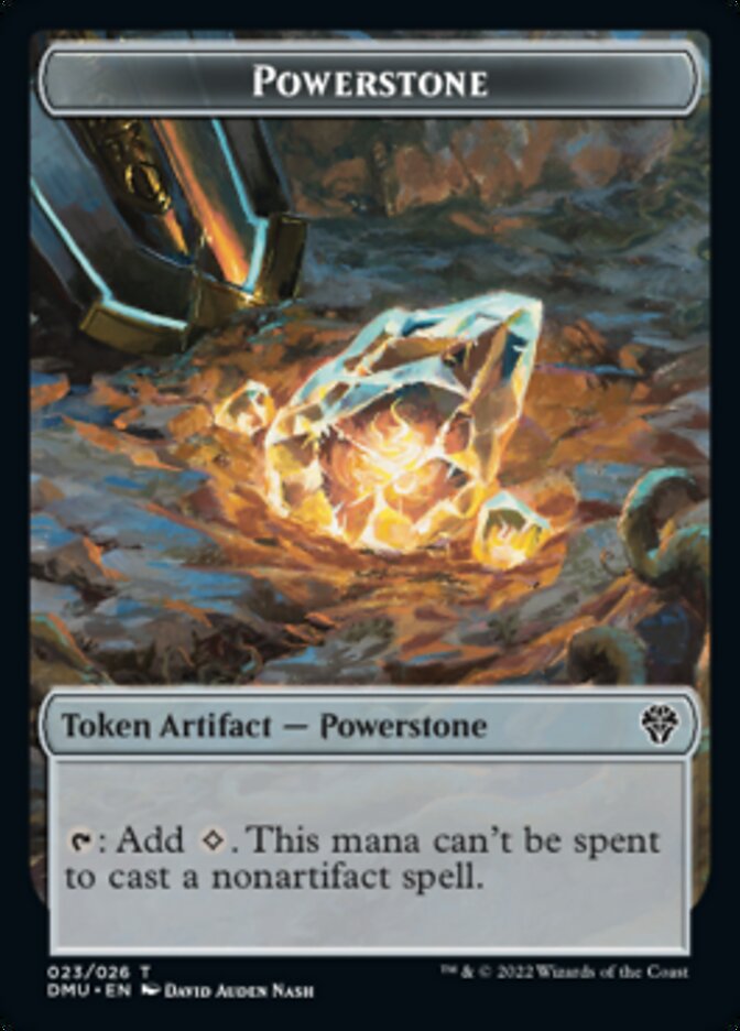 Powerstone Token [Dominaria United Tokens] | Mindsight Gaming