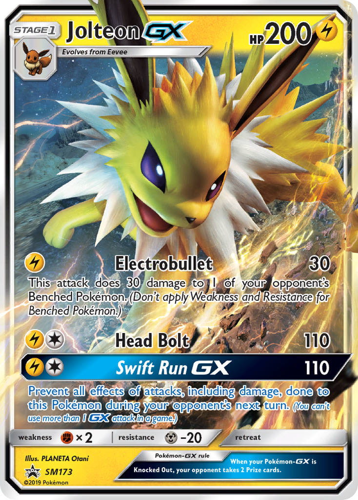 Jolteon GX (SM173) [Sun & Moon: Black Star Promos] | Mindsight Gaming