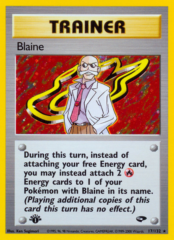 Blaine (17/132) [Gym Challenge 1st Edition] | Mindsight Gaming