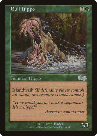 Bull Hippo [Urza's Saga] | Mindsight Gaming