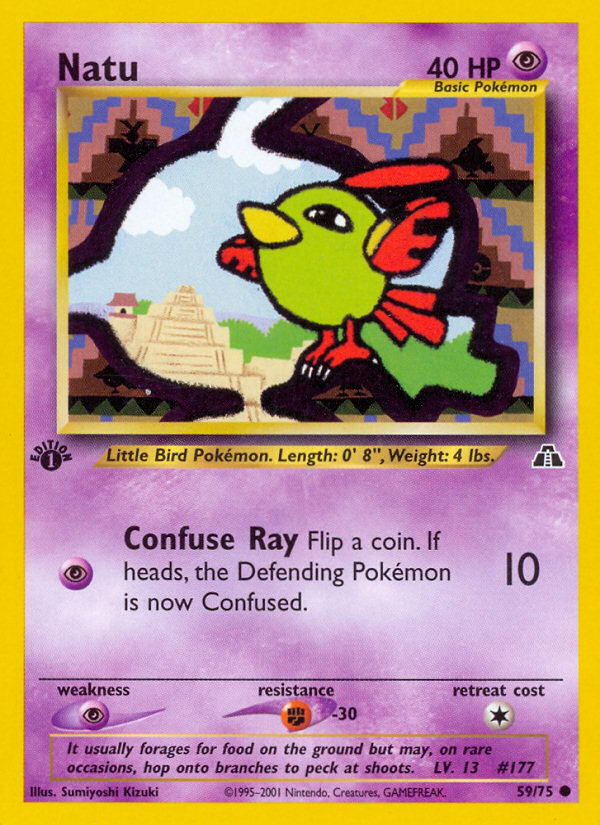 Natu (59/75) [Neo Discovery 1st Edition] | Mindsight Gaming