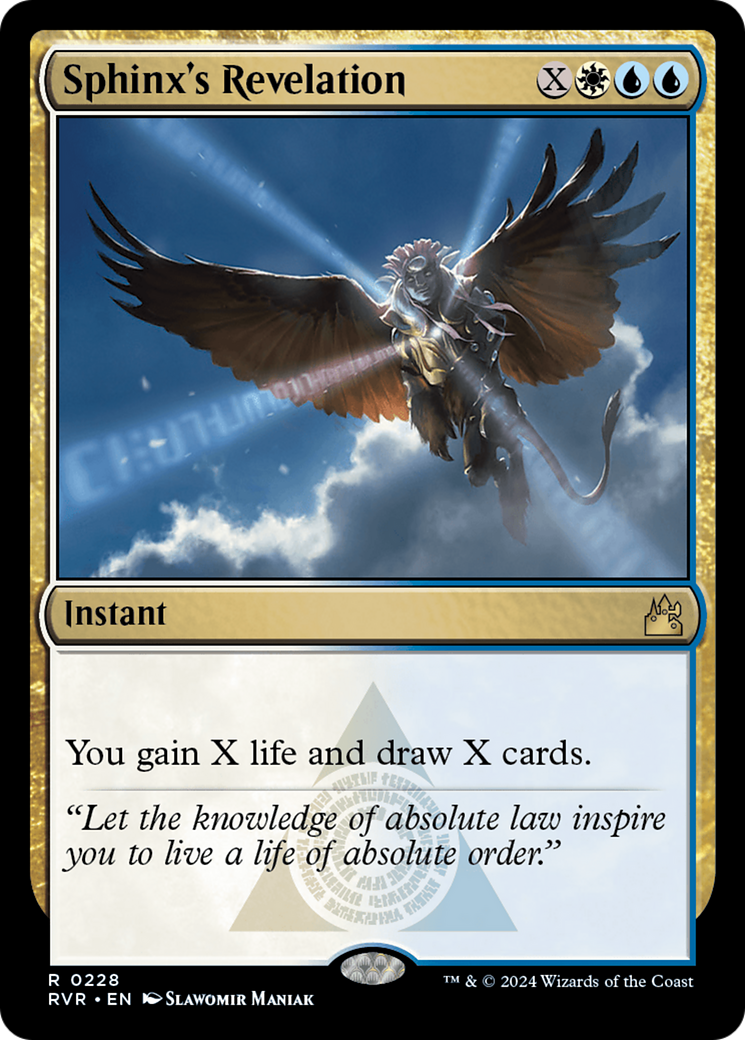 Sphinx's Revelation [Ravnica Remastered] | Mindsight Gaming