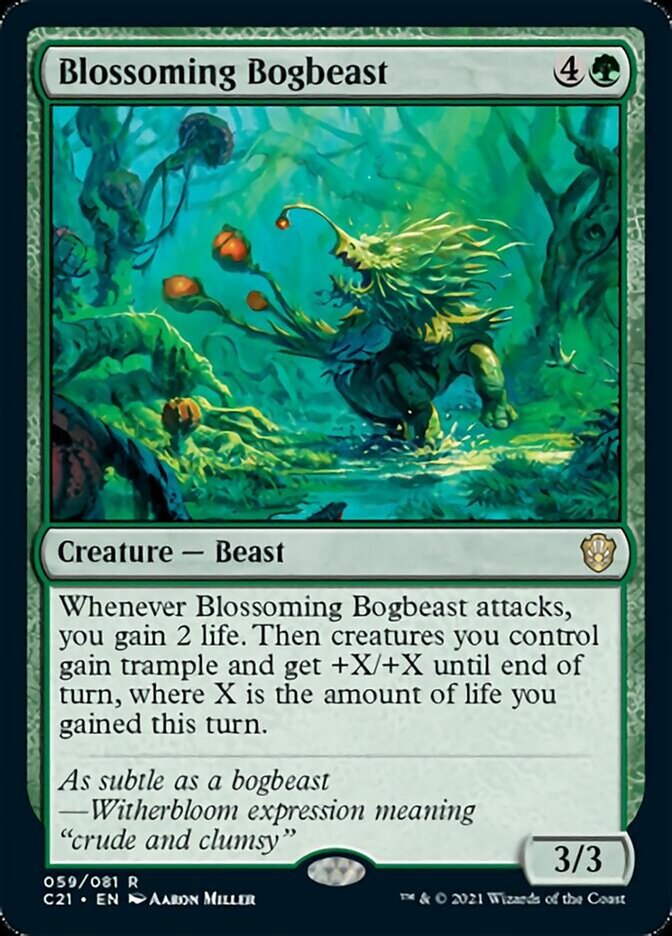 Blossoming Bogbeast [Commander 2021] | Mindsight Gaming