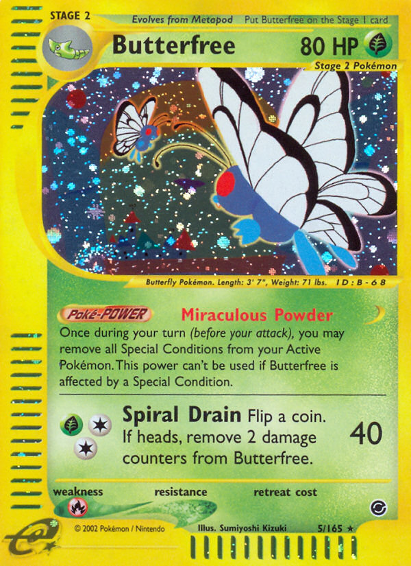 Butterfree (5/165) [Expedition: Base Set] | Mindsight Gaming