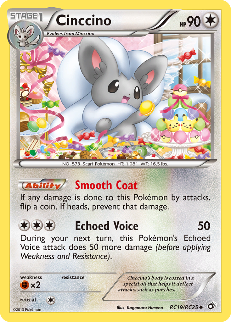 Cinccino (RC19/RC25) [Black & White: Legendary Treasures] | Mindsight Gaming