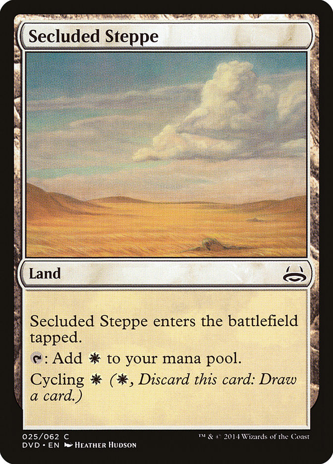 Secluded Steppe (Divine vs. Demonic) [Duel Decks Anthology] | Mindsight Gaming