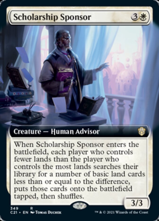 Scholarship Sponsor (Extended) [Commander 2021] | Mindsight Gaming