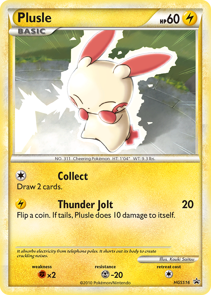 Plusle (HGSS16) [HeartGold & SoulSilver: Black Star Promos] | Mindsight Gaming