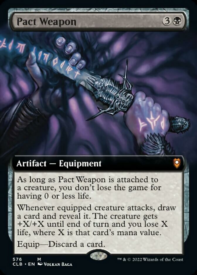 Pact Weapon (Extended Art) [Commander Legends: Battle for Baldur's Gate] | Mindsight Gaming