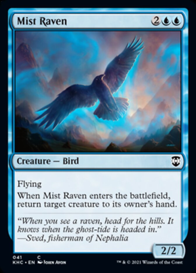 Mist Raven [Kaldheim Commander] | Mindsight Gaming