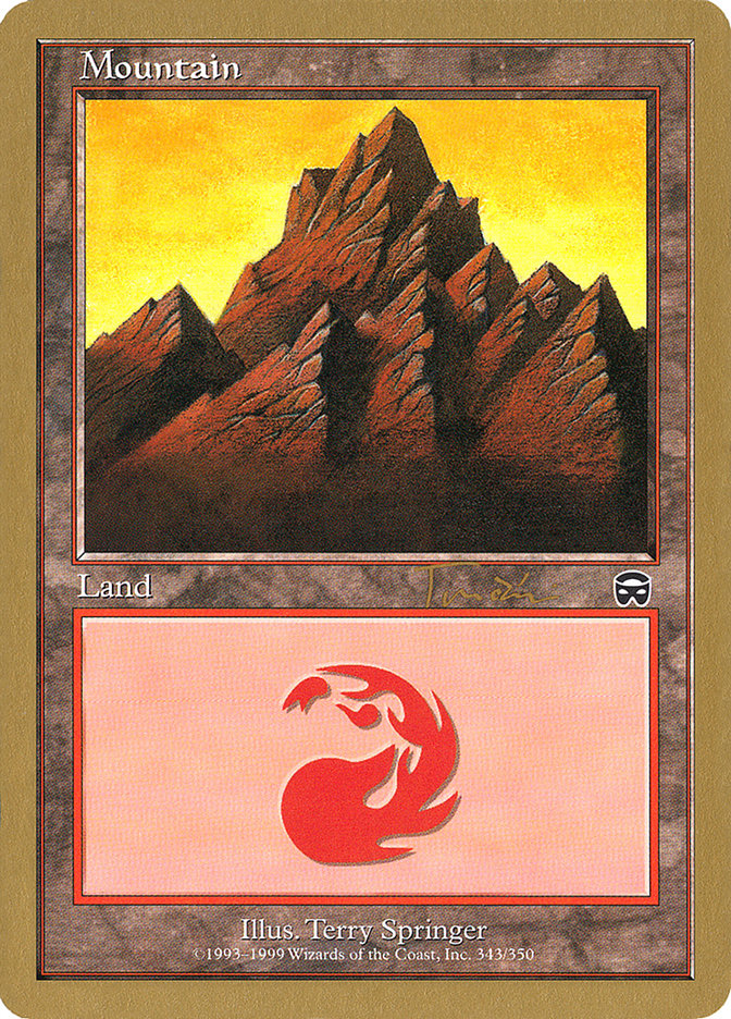 Mountain (jt343) (Jan Tomcani) (MMQ) [World Championship Decks 2001] | Mindsight Gaming