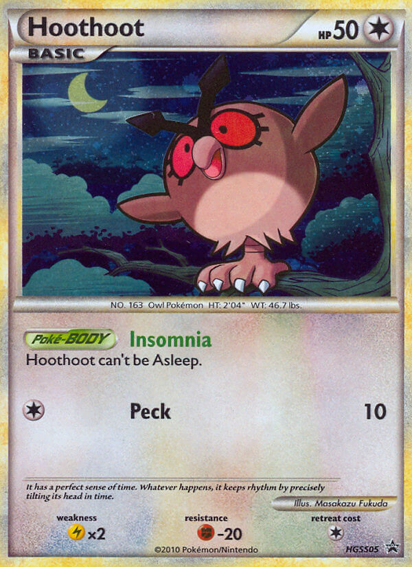 Hoothoot (HGSS05) [HeartGold & SoulSilver: Black Star Promos] | Mindsight Gaming