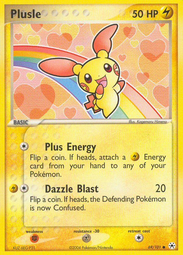 Plusle (69/101) [EX: Hidden Legends] | Mindsight Gaming