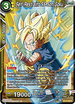 Self-Restraint SS Son Goku (BT14-096) [Cross Spirits] | Mindsight Gaming