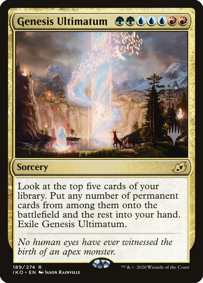 Genesis Ultimatum (Promo Pack) [Ikoria: Lair of Behemoths Promos] | Mindsight Gaming